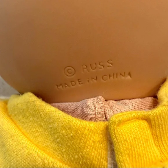 90’s Russ Troll Dolls Set! Yellow & Blue Plush Dolls! Sailor and acid wash look! - Picture 8 of 8